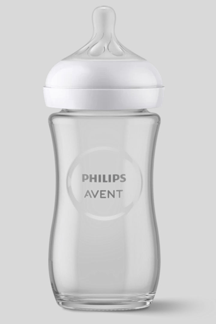 Avent Doğal Tepkili Cam Biberon 240 ml +1 Ay