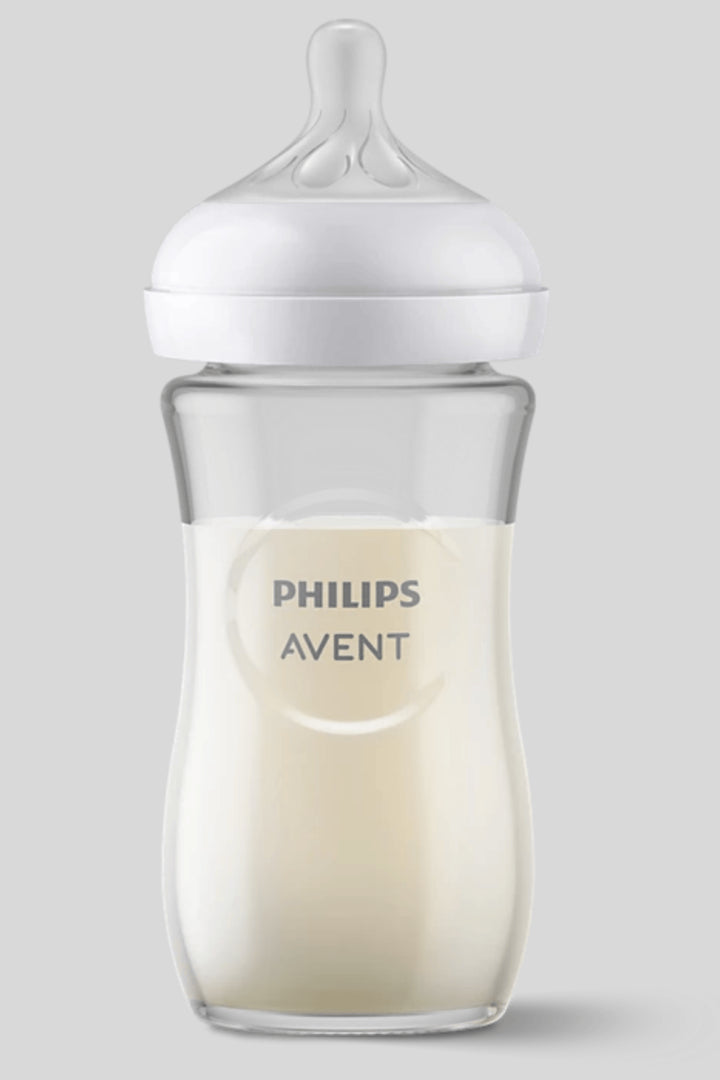 Avent Doğal Tepkili Cam Biberon 240 ml +1 Ay