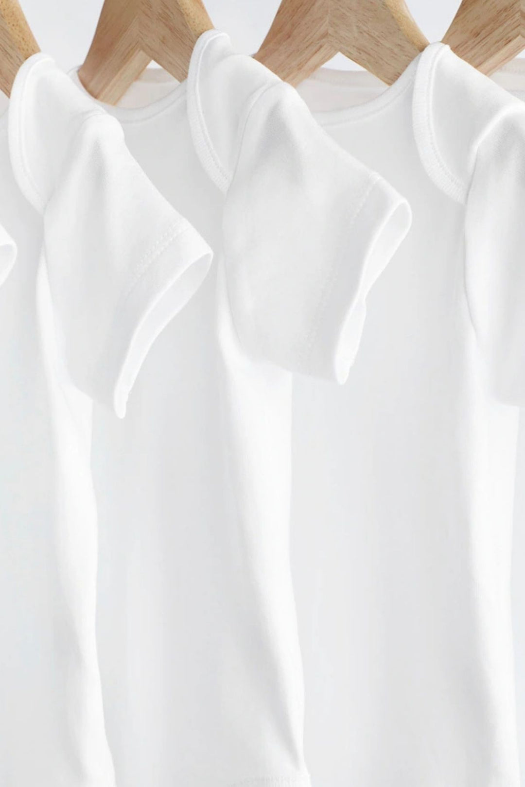 5'li Kısa Kollu % 100 Pamuk Ribs Kumaş Basic Kız ve Erkek Bebek Body