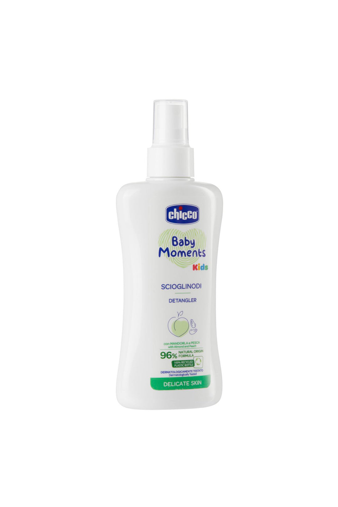 Chicco Baby Moments Kids 200 ml Hassas Ciltlere Uygun Doğal Kolay Tarama Saç Açıcı Sprey