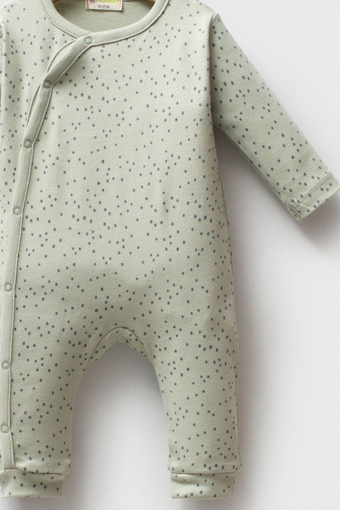 Uzun Kollu Pamuklu Yan Düğmeli Patiksiz Yumuşak Desenli Rahat Kalıp Erkek Bebek Tulum