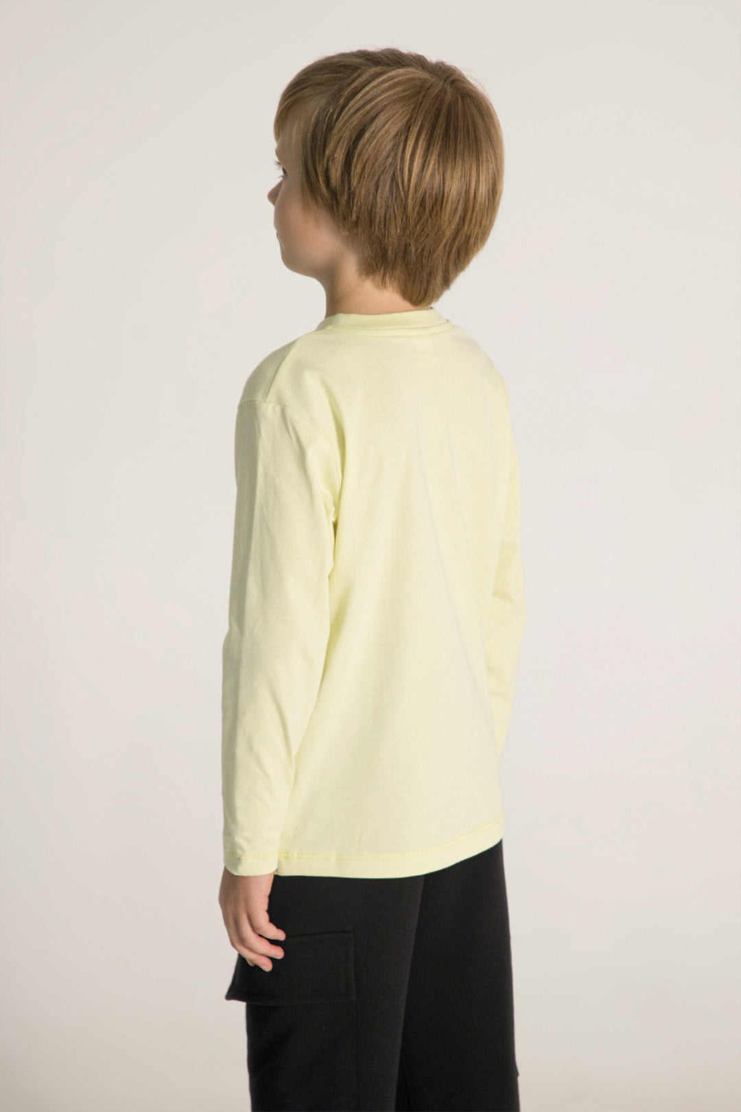 Erkek Çocuk Kargo Cepli 2'li Takım Uzun Kollu Baskılı Eşofman Takım