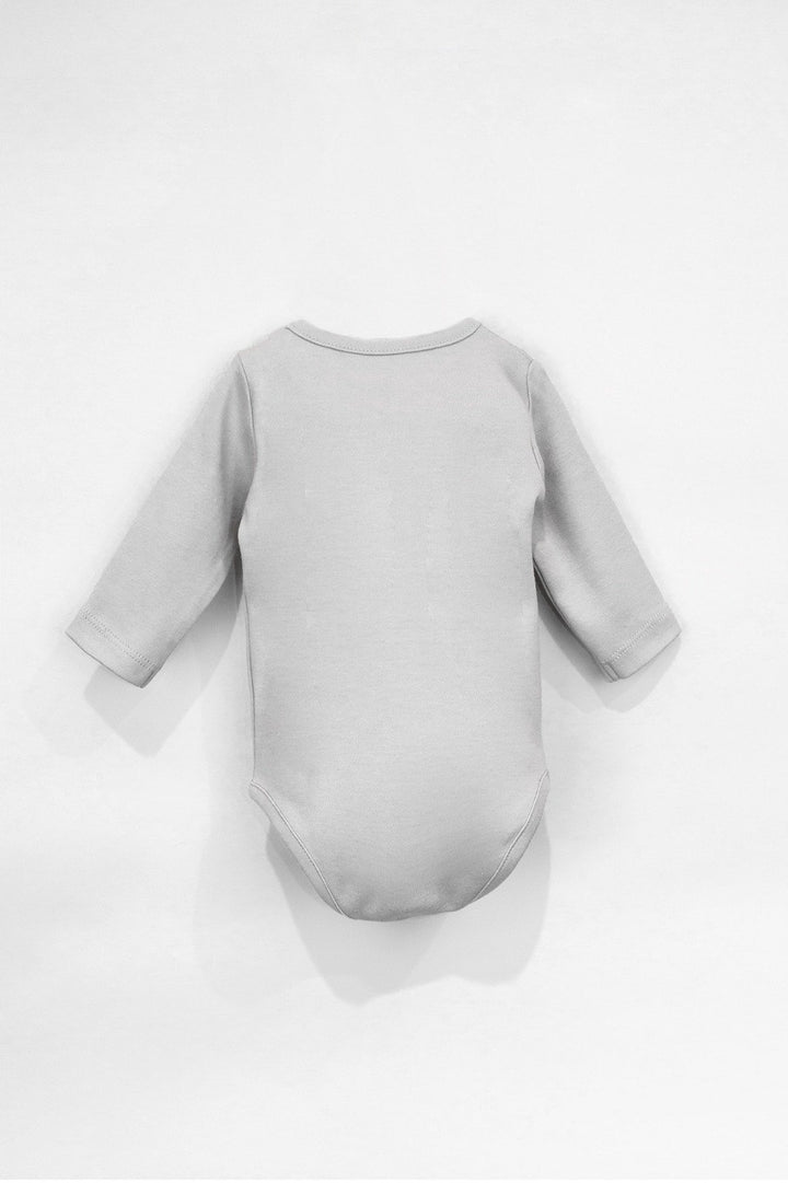 Sevimli Animal Desenli 2'li Uzun Kol Erkek Bebek Body Set