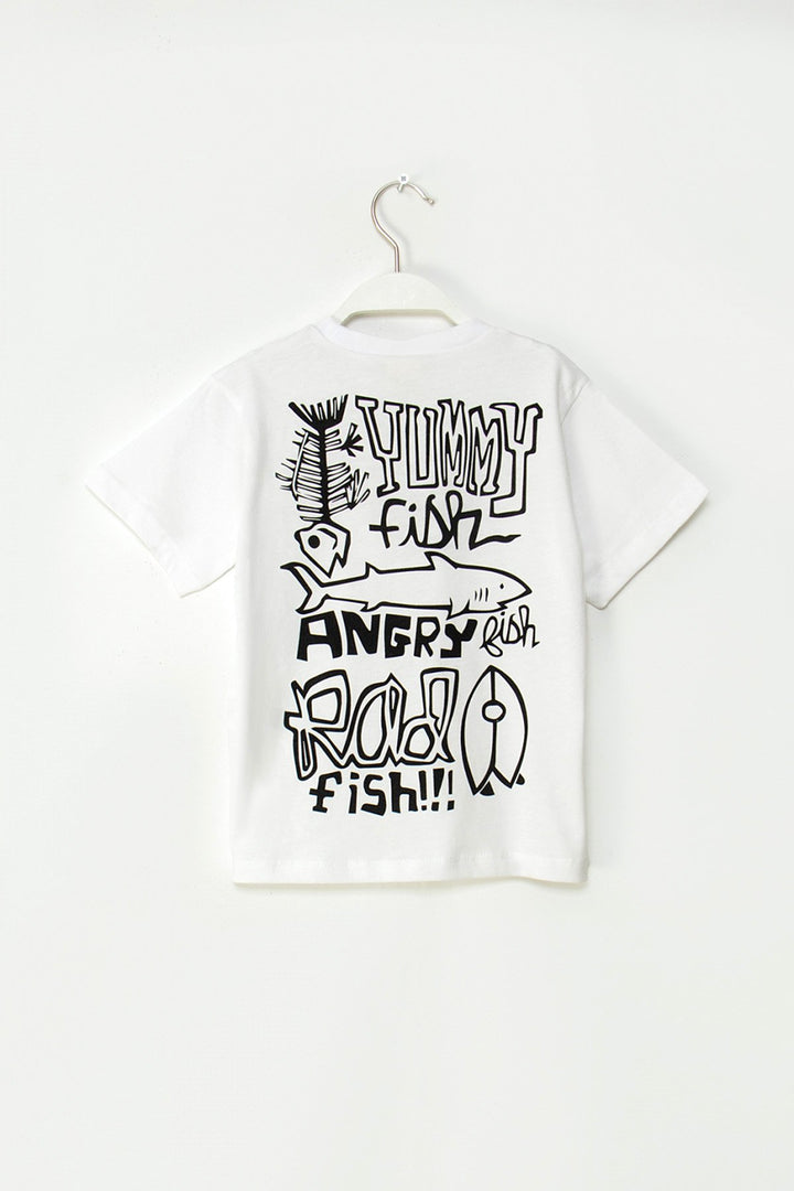 Angry Fish Baskılı Tişört Şort 2'Li Erkek Çocuk Takım