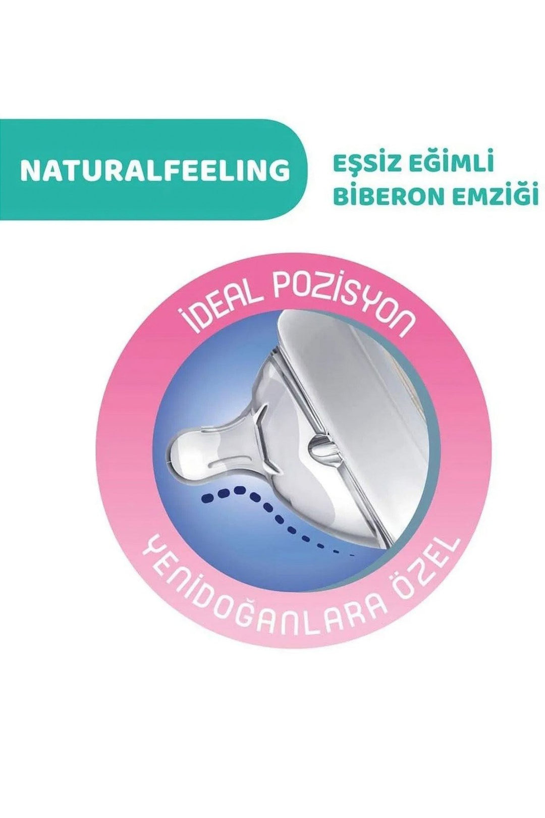 CHİCCO NATURALFEELING CAM BİBERON O AY+ 150 ML