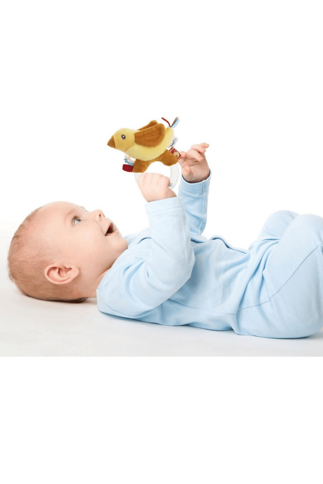 Yumuşak Peluş Kuş Çıngıraklı Bebek Oyuncağı – Duyusal ve Motor Gelişim Desteği