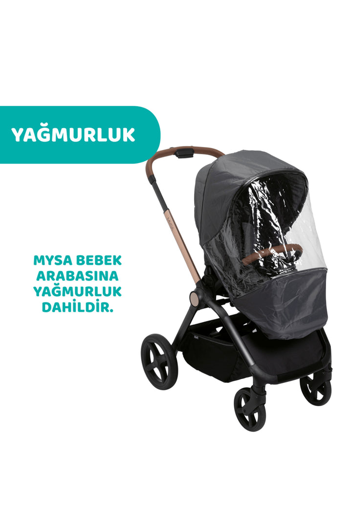 Chicco Mysa Bebek Arabası Silver Grey