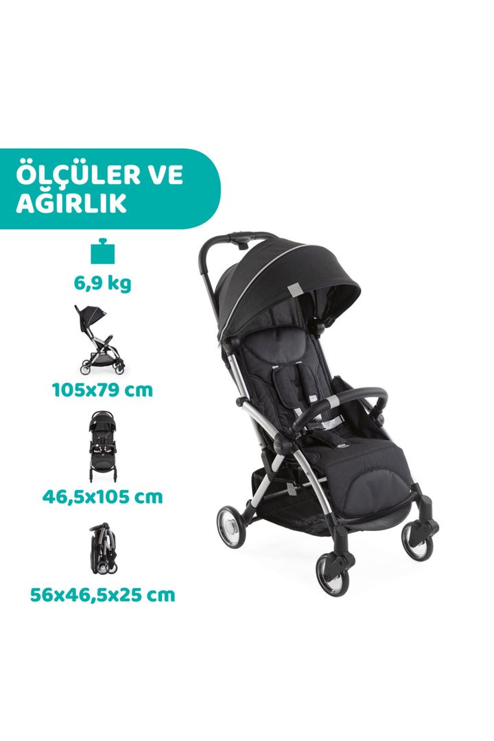 Chicco Goody Plus Bebek Arabası Graphite