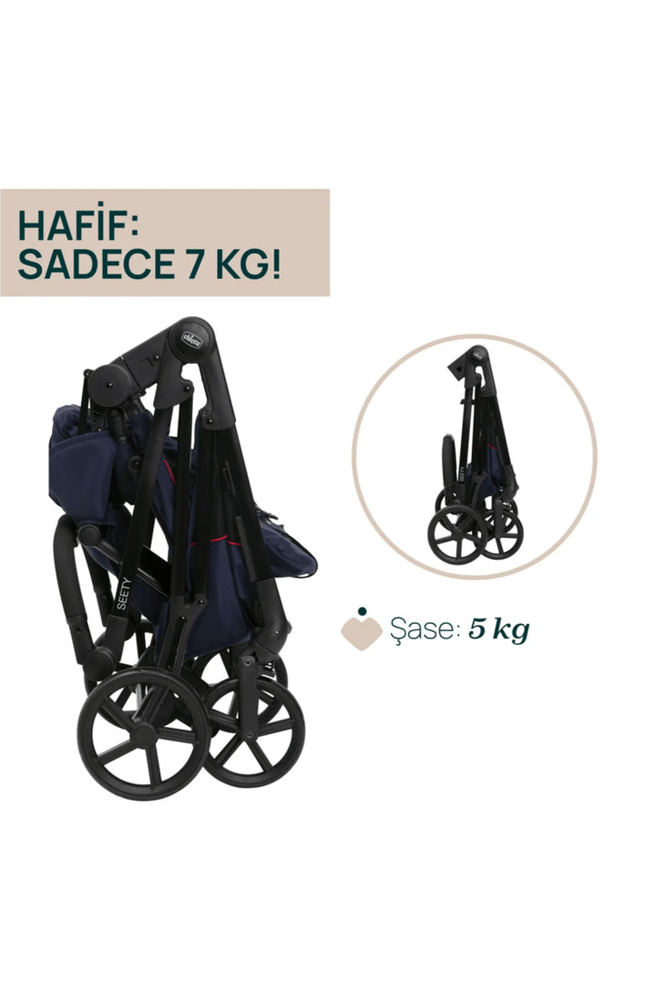 Chicco Seety Bebek Arabası Oxford Blue