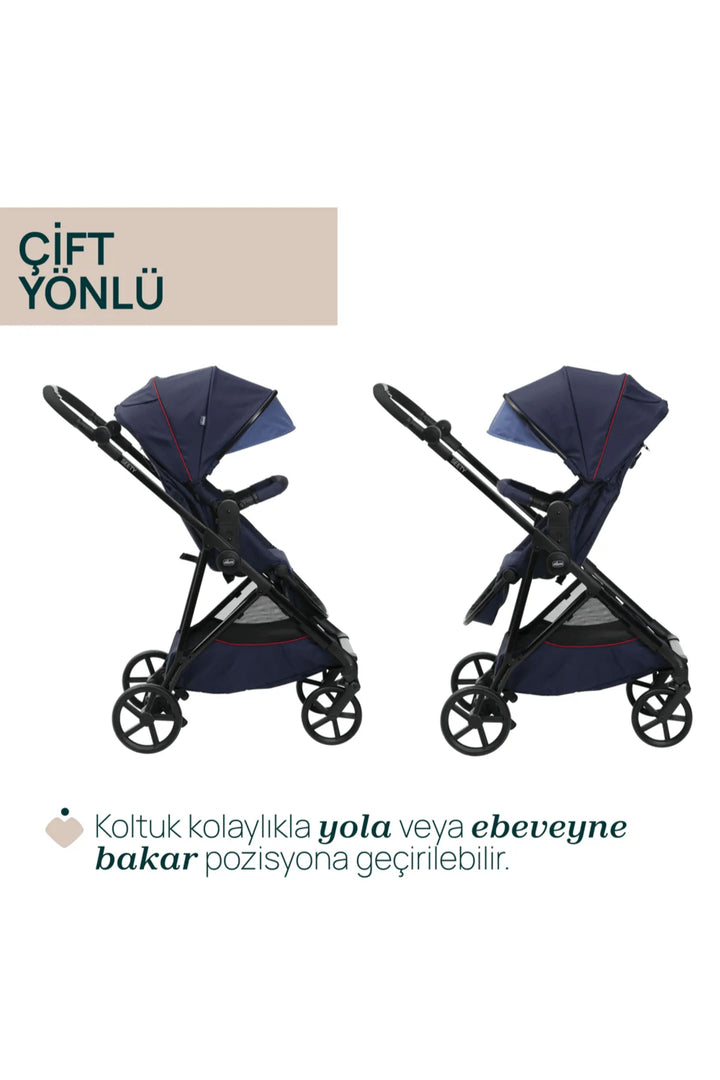 Chicco Seety Bebek Arabası Oxford Blue