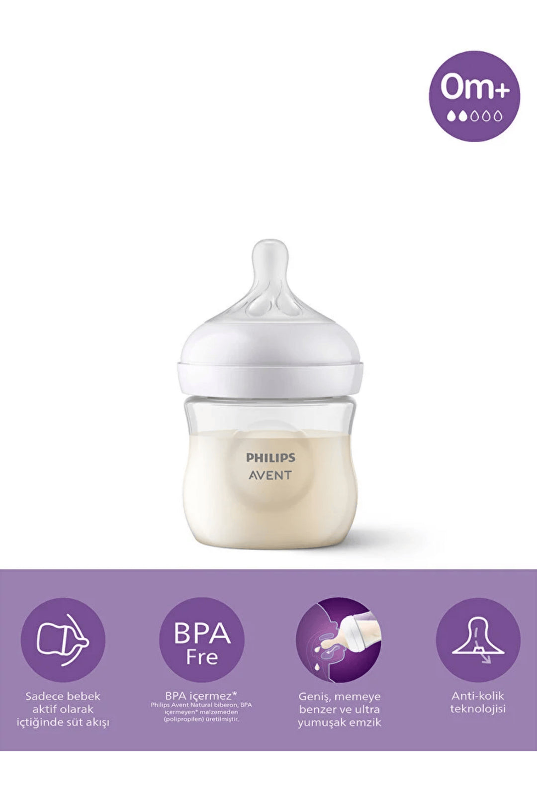 Philips Avent Natural Response PP Biberon 125 ml