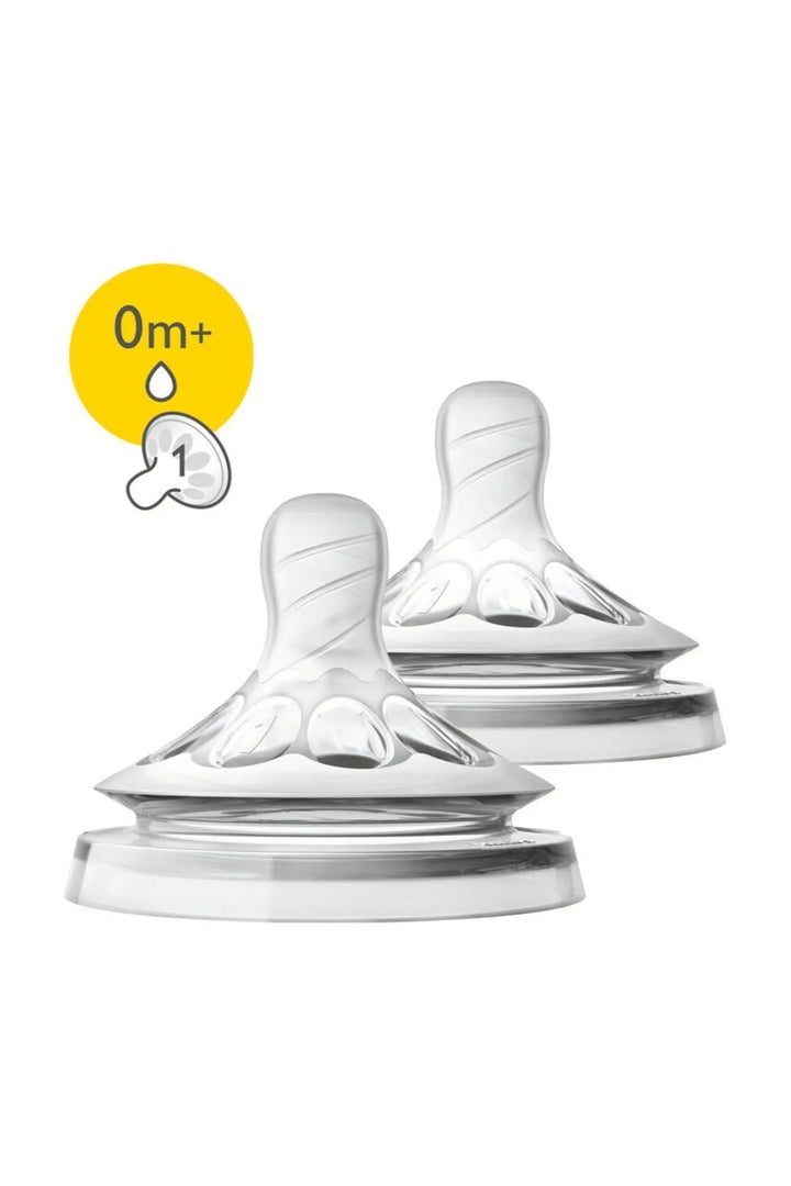 Philips Avent Natural Biberon Emziği - Yavaş Akış, 2'li Paket