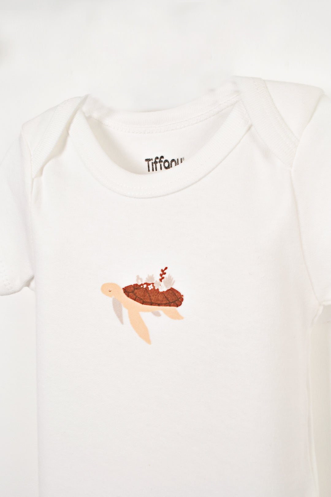 Unisex Bebek Yumuşak Doğal Baskılı 0-6 Ay 3’lü Kısa Kollu Pamuklu Kız Bebek Body
