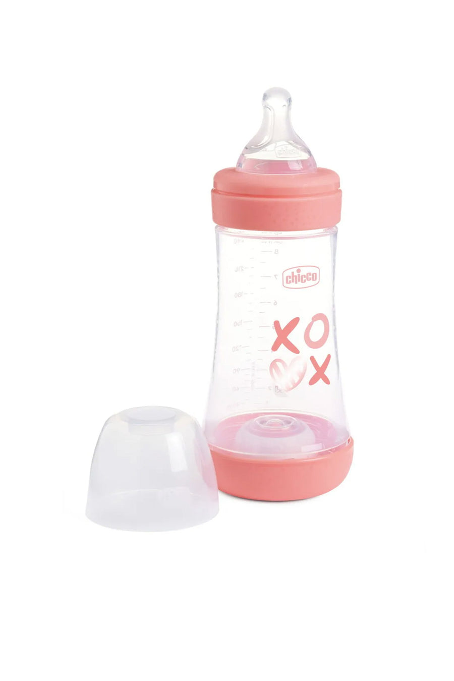 Chicco Perfect 5 240 ml XOXO Desenli Anti Kolik 2 Ay Intui Flow Sistemli Silikon Biberon
