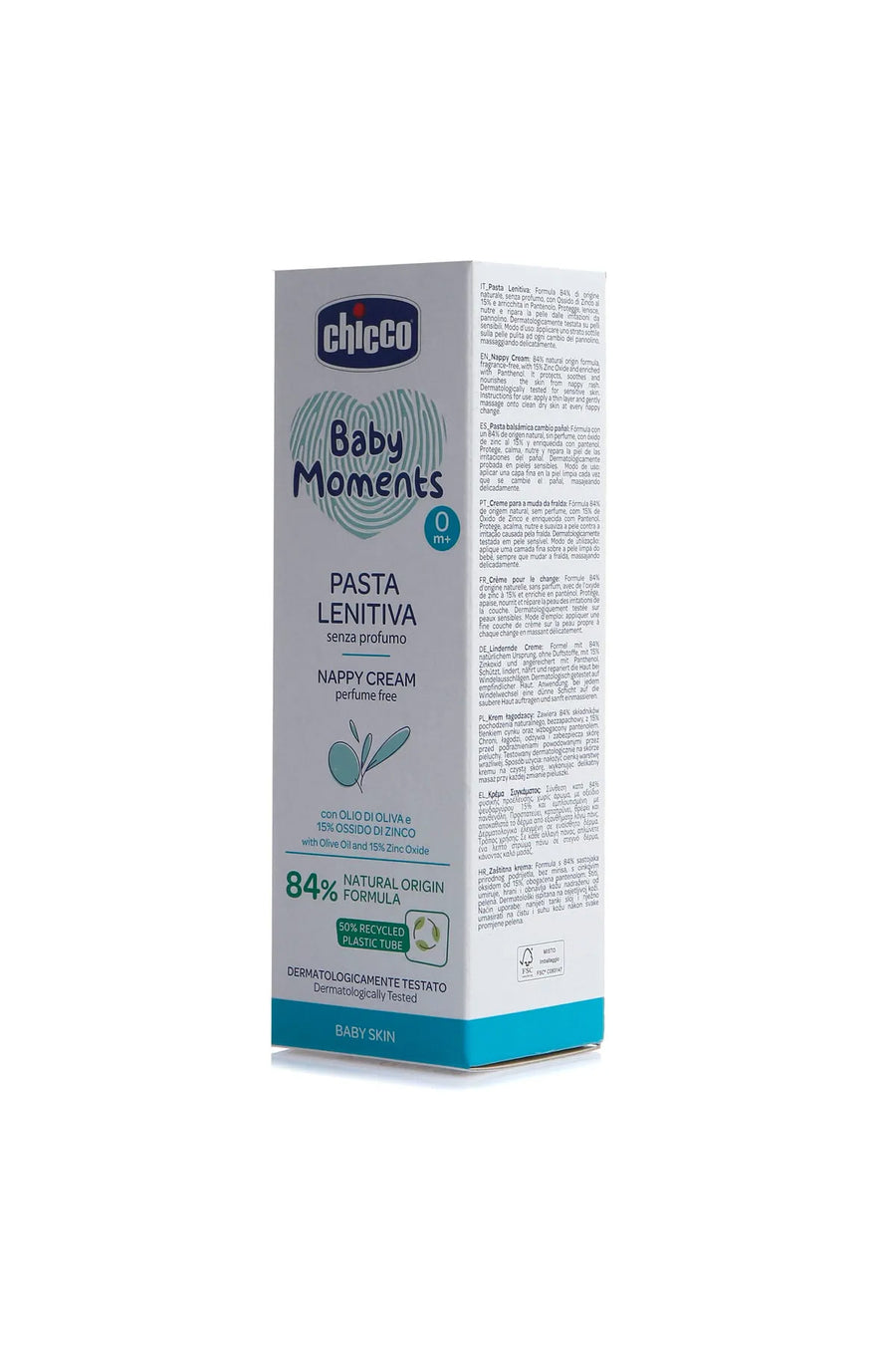 Chicco Baby Moments 100 ml %84 Doğal Zeytinyağı ve Çinko Oksit İçerikli Pişik Krem