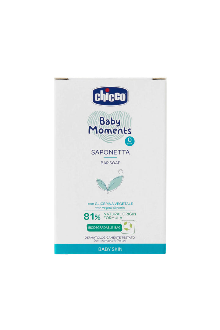 Chicco Baby Moments Bebek Sabunu 0 Ay 81% Doğal İçerikli Bitkisel Gliserinli Sabun