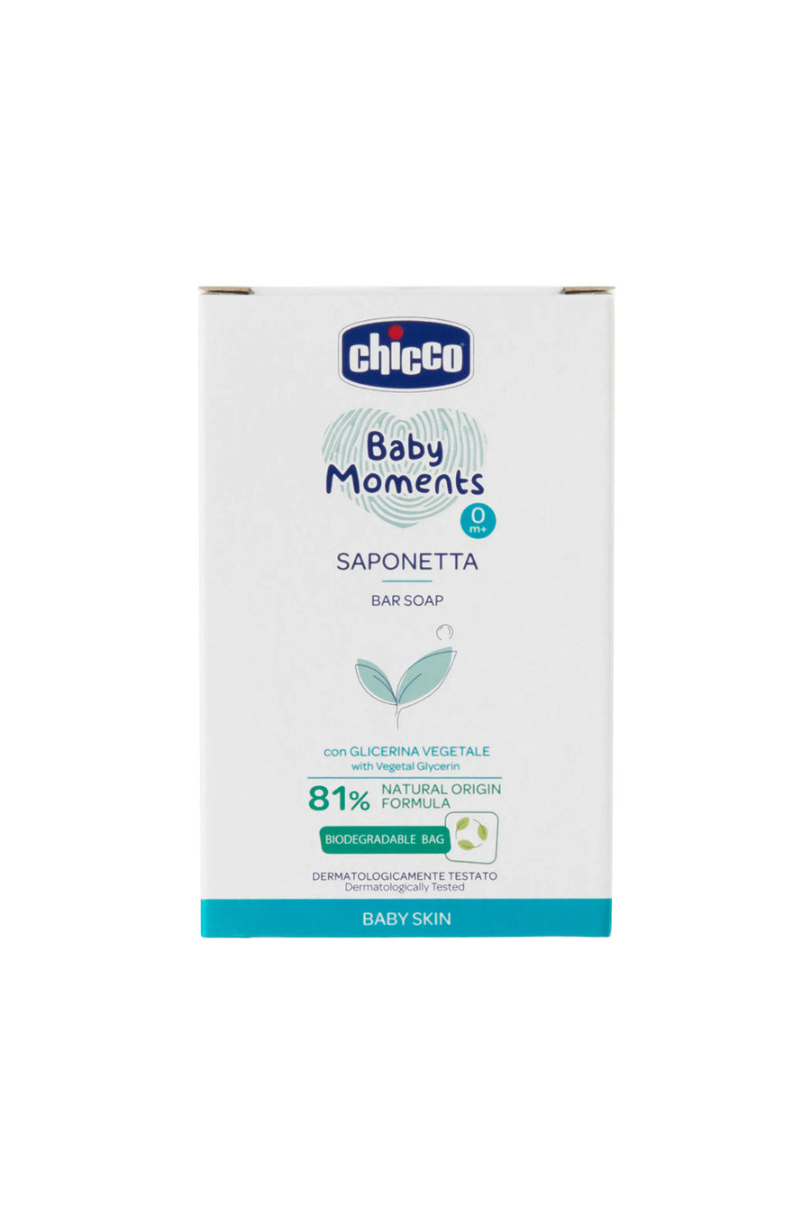 Chicco Baby Moments Bebek Sabunu 0 Ay 81% Doğal İçerikli Bitkisel Gliserinli Sabun