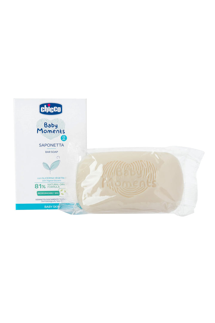 Chicco Baby Moments Bebek Sabunu 0 Ay 81% Doğal İçerikli Bitkisel Gliserinli Sabun