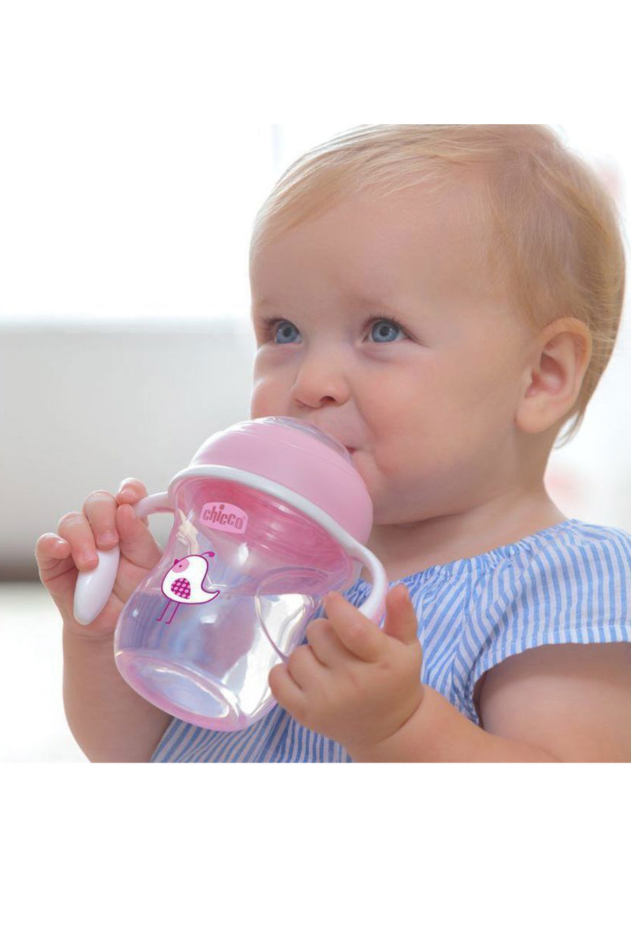 Chicco 6 Ay Kulplu Eğitim Bardağı Yumuşak Uçlu BPA İçermez Sızdırmaz Geçiş Bardağı