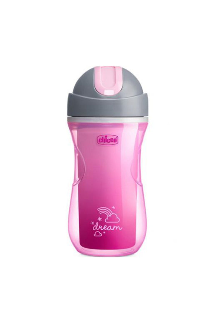 Chicco 14 Ay+ 266 ml Akıtmaz Yumuşak Pipetli Çift Duvarlı İzolasyonlu BPA İçermez Bardak