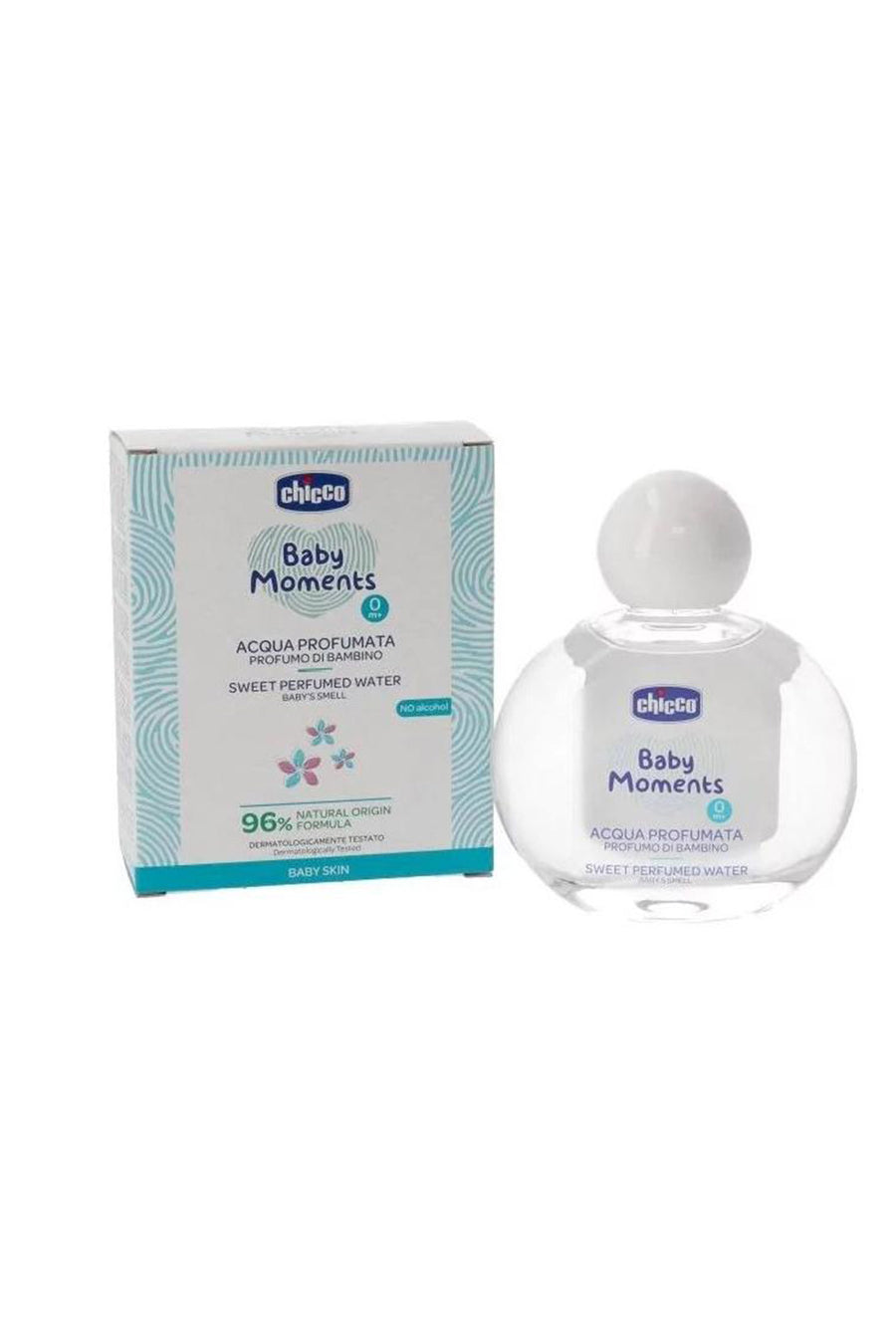 Chicco Baby Moments 100 ml Alkolsüz Doğal İçerikli Tatlı Koku 0 Ay+ Bebek Parfüm