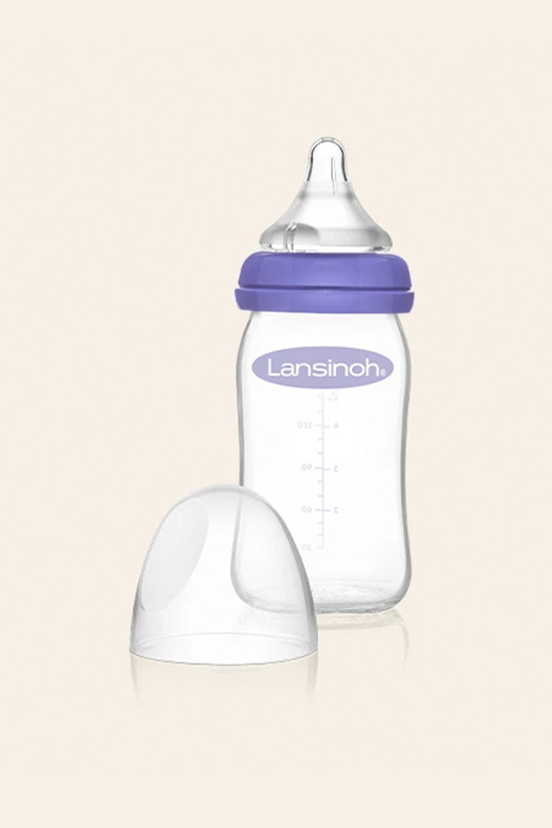 Lansinoh Cam 160 ml Geniş Ağızlı Antikolik BPA BPS İçermez Emzikli Bebek Biberon