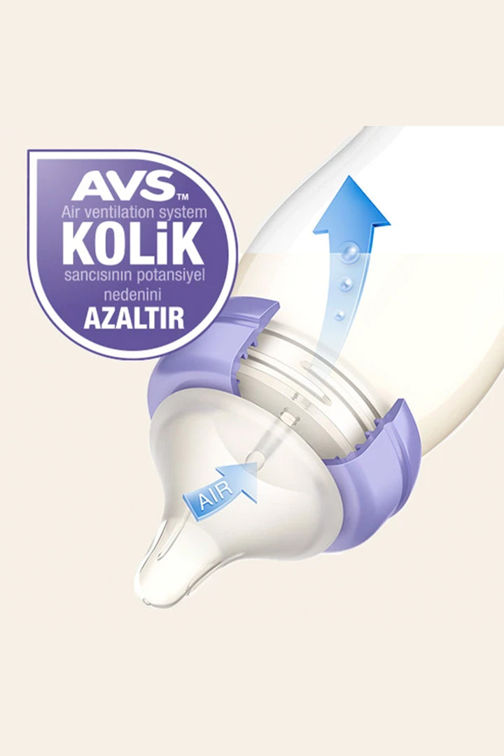 Lansinoh Cam 160 ml Geniş Ağızlı Antikolik BPA BPS İçermez Emzikli Bebek Biberon