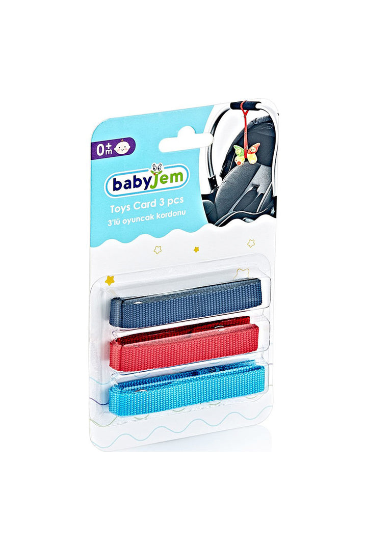 Babyjem Bebek Arabası Ana Kucağı ve Mama Sandalyesi İçin Pratik 3lü Askı İpi Oyuncak