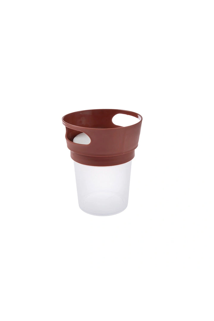 Dökülme Karşıtı Atıştırmalık Ergonomik Silikon Kapaklı Taşınabilir Mama Kabı
