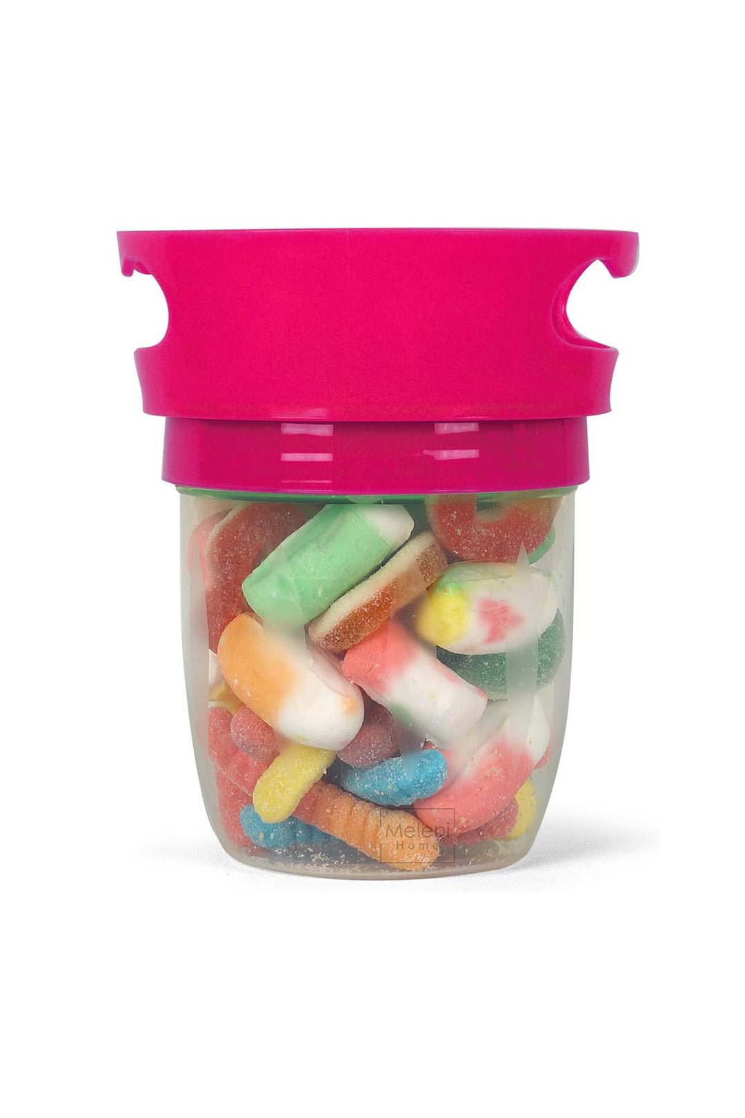 Dökülme Karşıtı Atıştırmalık Ergonomik Silikon Kapaklı Taşınabilir Mama Kabı