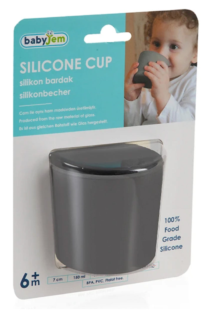 Babyjem Silikon Yumuşak ve Güvenli BPA İçermez 150 ml 4 Ay ve Üzeri Bebeklere Bardak