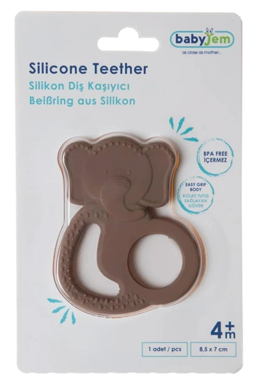 Babyjem Silikon Diş Kaşıyıcı 4 Ay ve Üzeri Bebekler Tutuşlu ve Yumuşak Yapı Aksesuar