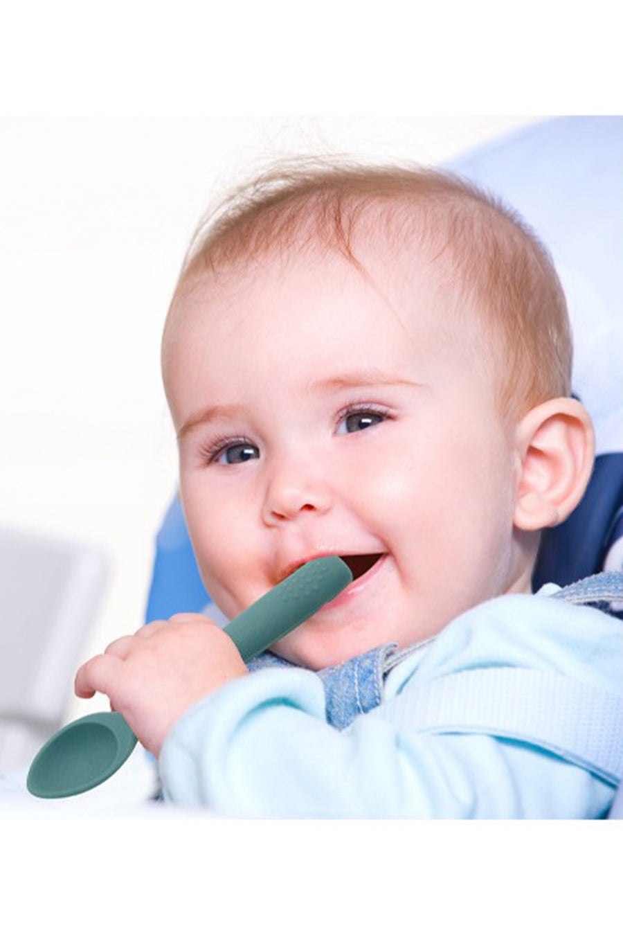 Babyjem Silikon 6 Ay ve Üzeri Yumuşak Uçlu BPA İçermez Uyumlu Silikon Kaşık Çatal