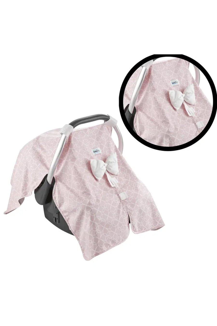 Babyjem Desenli Fiyonklu Şık ve Koruyucu Bebek Taşıma Ana Kucağı Örtüsü