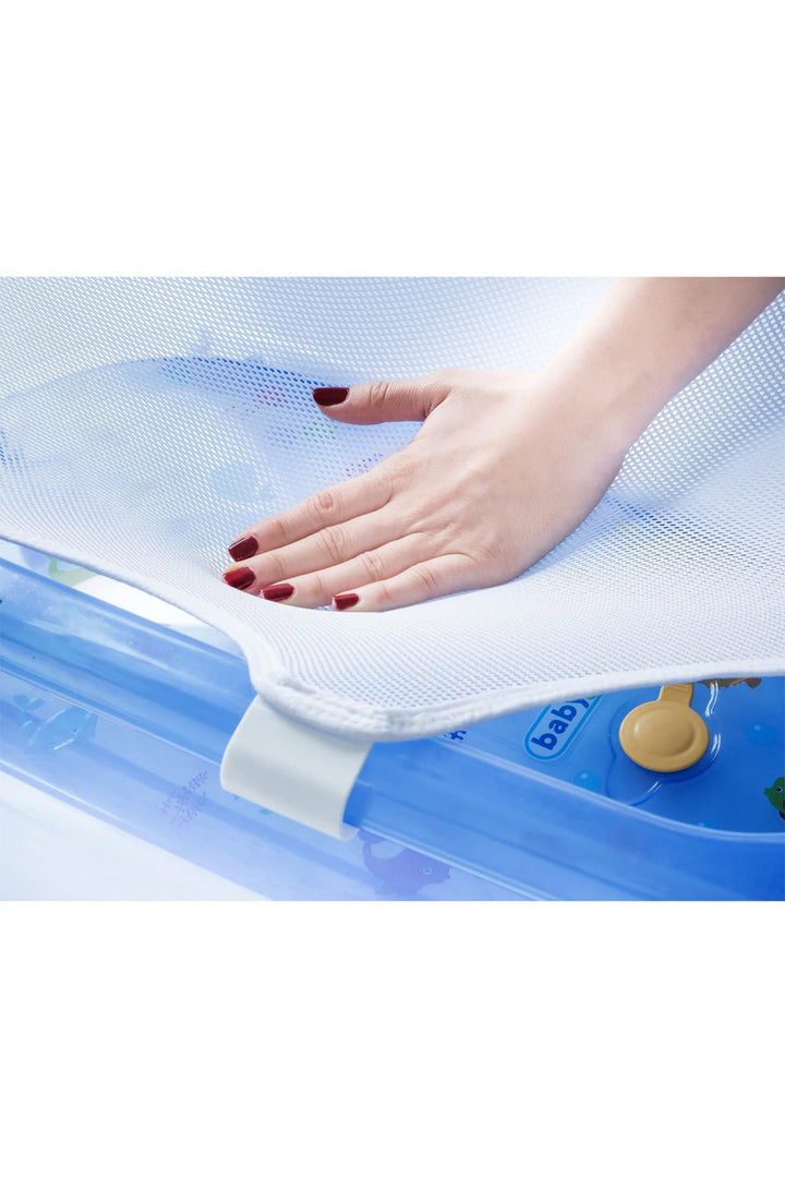Babyjem Yumuşak ve Güvenli Yıkanma Desteği 0+ Ay Uyumlu Bebek Havlu Banyo Filesi