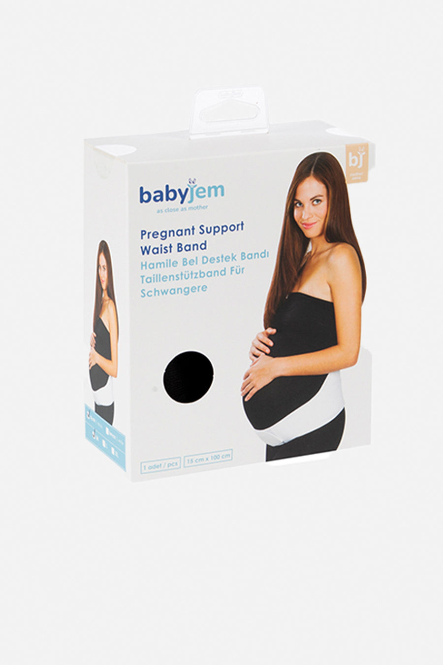 Babyjem Gebelikte Bel ve Karın Desteği Ayarlanabilir Esnek Yapı 15x100 cm Aksesuar