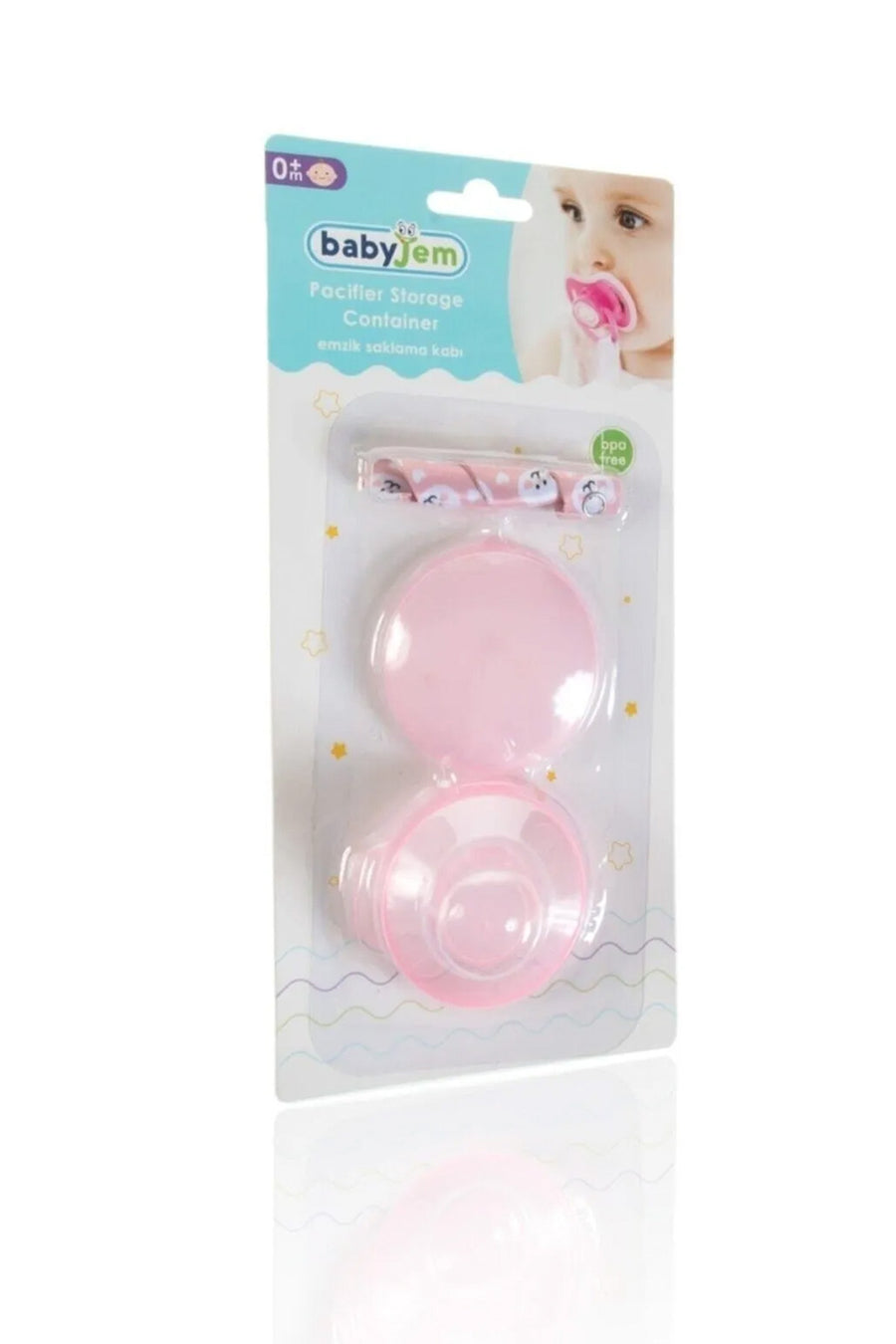 Babyjem Askılıklı Hijyenik 0 Ay+ Bebekler İçin Uygun Taşınabilir Emzik Saklama Kabı