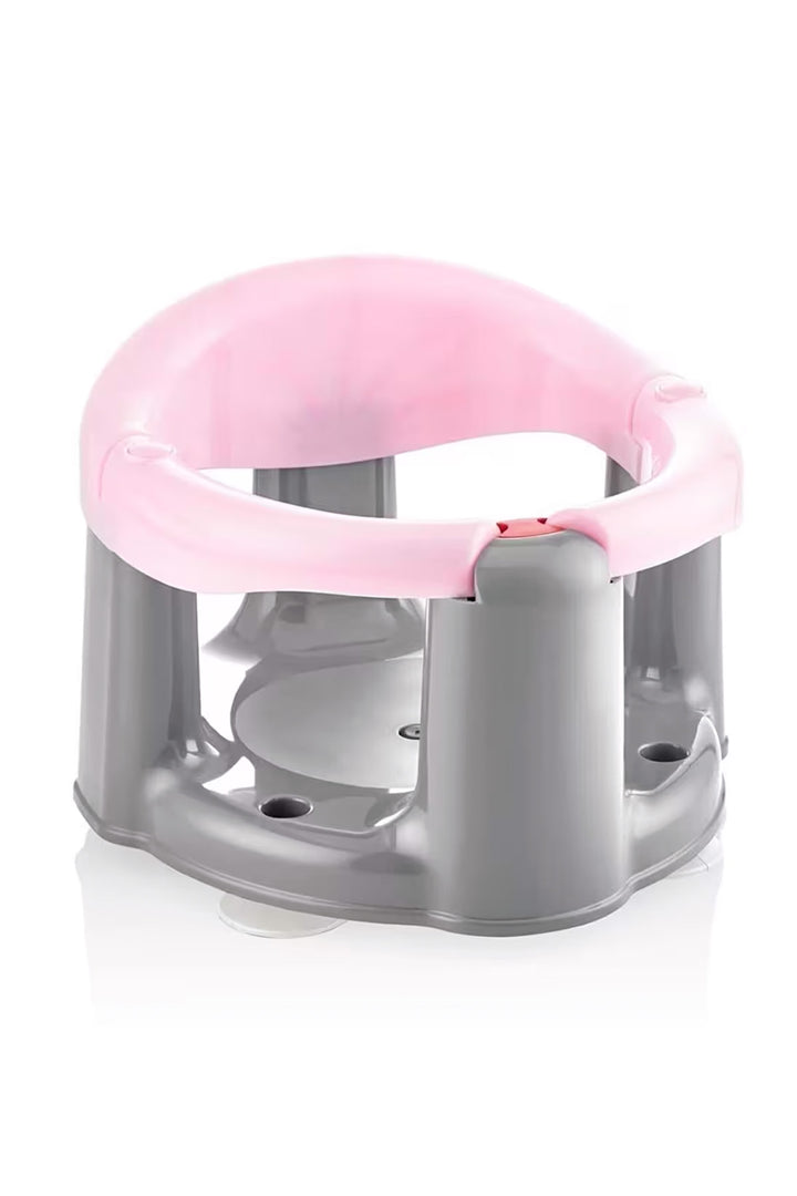 Babyjem Güvenli Vakum Tabanlı Ergonomik Destekli Kaymaz Su Tahliyeli Banyo Mama Oturak