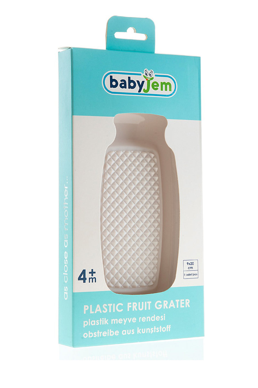 Babyjem Plastik 4 Ay+ Bebek Ek Gıda Yardımcı Araç 9x20 cm Meyve İçin Rende