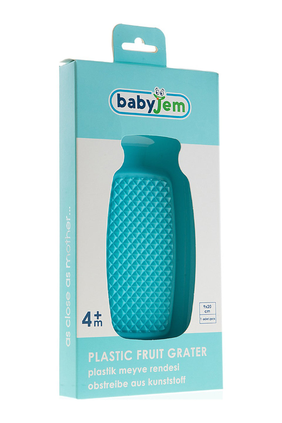 Babyjem Plastik 4 Ay+ Bebek Ek Gıda Yardımcı Araç 9x20 cm Meyve İçin Rende
