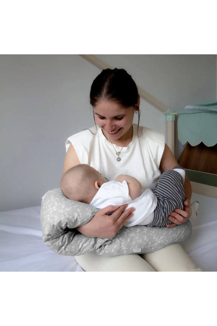 Babyjem Hamile Destek ve Uyku Yastığı Çıkarılabilir Kılıflı Konforlu Emzirme Minderi