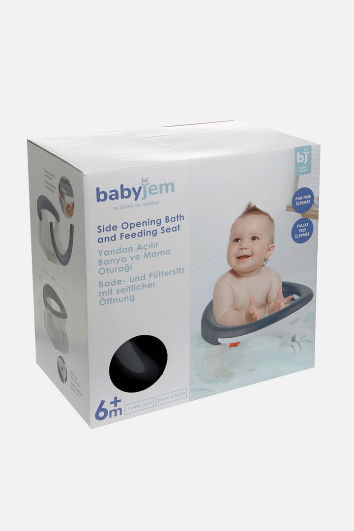 Babyjem Yandan Açılır 6 Ay ve Üzeri Güvenli Vakumlu Kaymaz Taban Pratik Banyo Mama Oturak