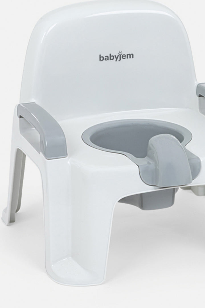Babyjem Kolçaklı Çıkarılabilir Hazneli Kaymaz Tabanlı Güvenli ve Rahat Çocuk Lazımlık