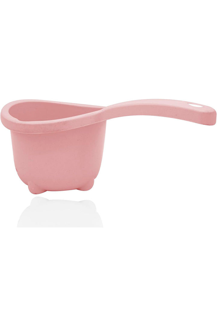 Ergonomik Tasarımlı Pembe Plastik Dayanıklı ve Hafif Banyo Maşrapa