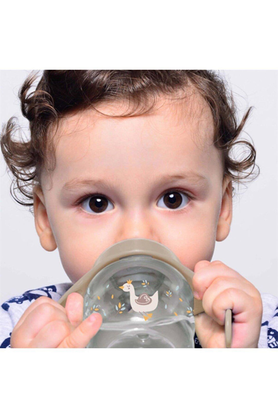 Babyjem Kulplu ve Kapaklı Akıtmaz BPA İçermez Yumuşak Uçlu Geçiş Bardağı Suluk