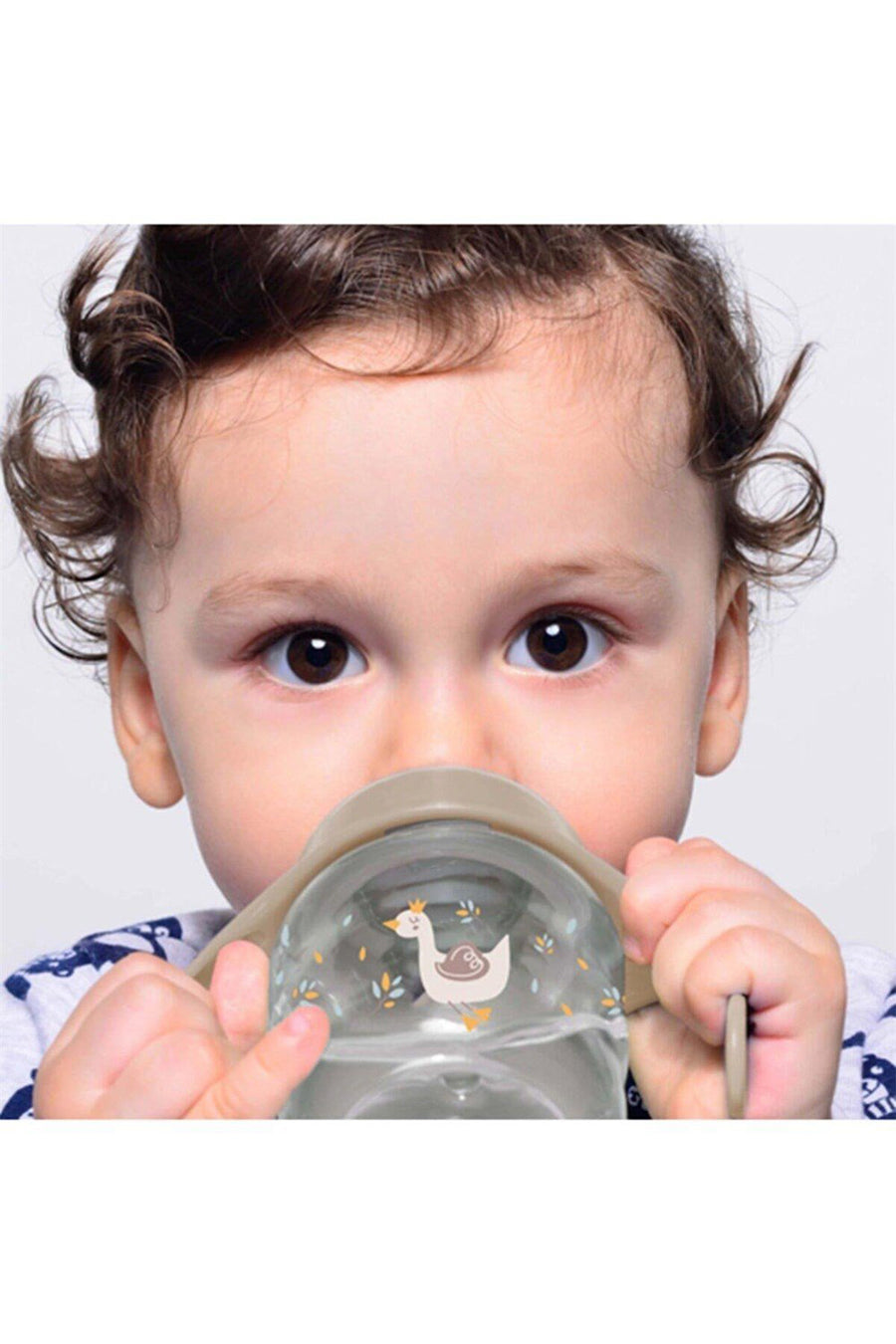 Babyjem Kulplu ve Kapaklı Akıtmaz BPA İçermez Yumuşak Uçlu Geçiş Bardağı Suluk