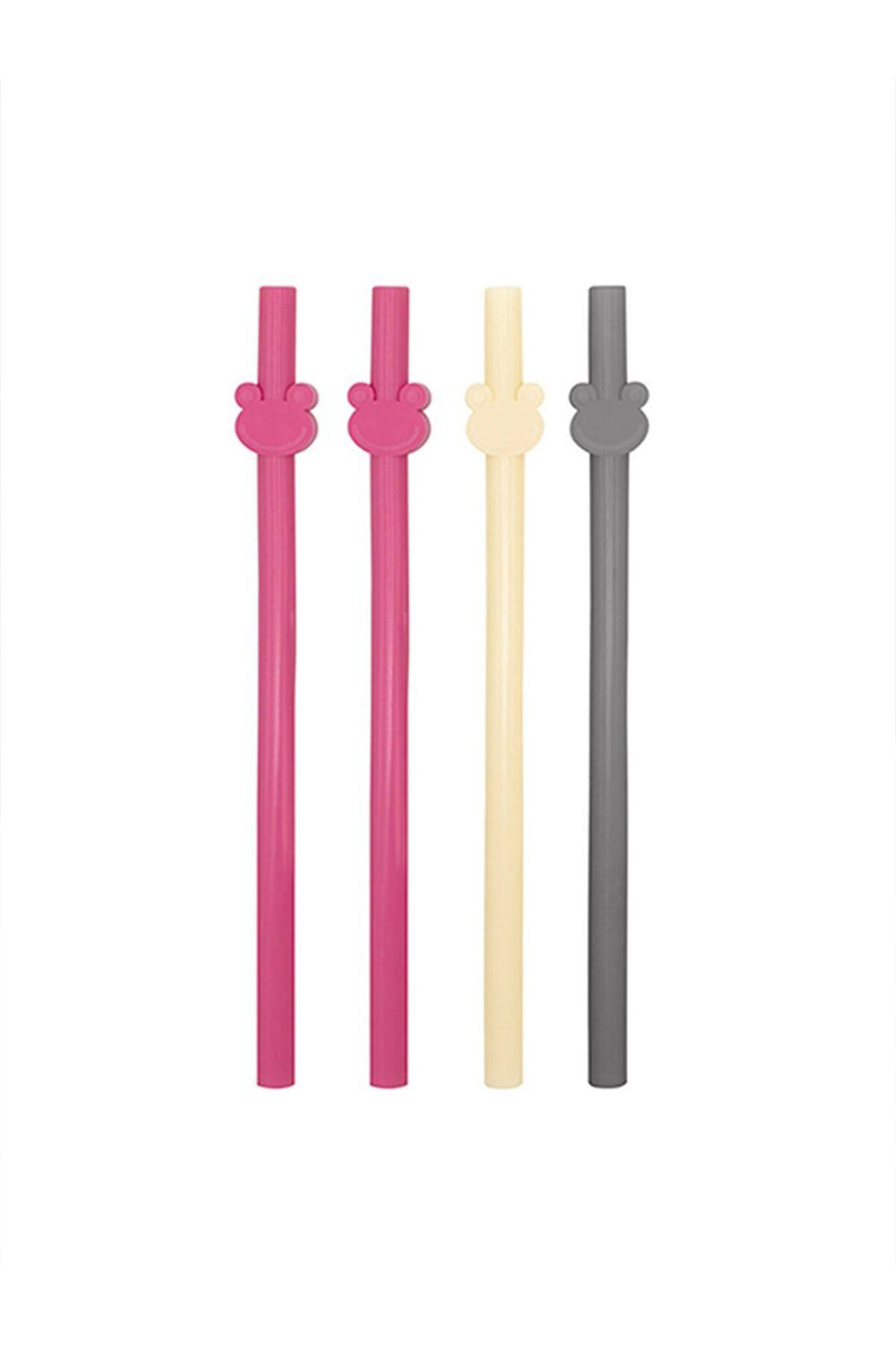 Babyjem Silikon Pipet 4lü Set Gıda Uyumlu Sağlıklı Renkli ve Dayanıklı  Aksesuar