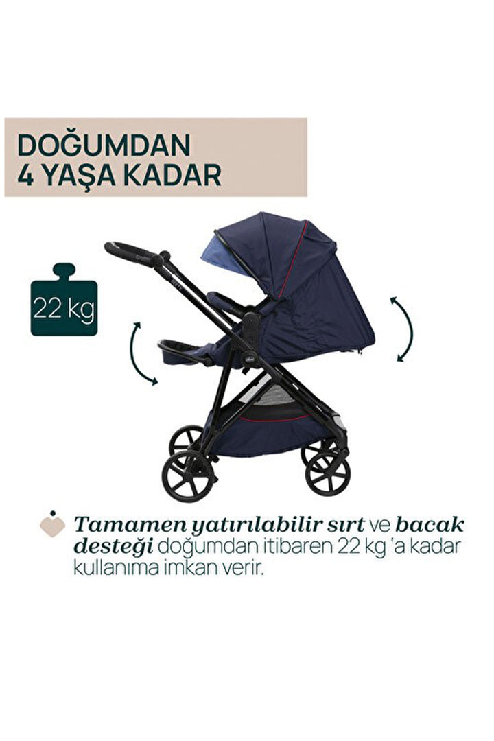 Chicco Seety Bebek Arabası ve Kory Oto Koltuğu Seyahat Seti