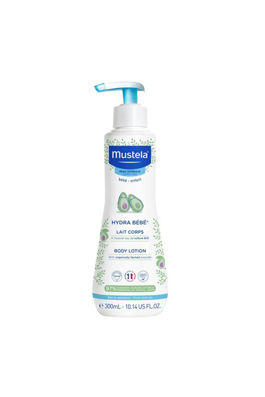 Mustela Avokado Yağlı 300 ml Doğal İçerikli Nemlendirici Vücut Losyon