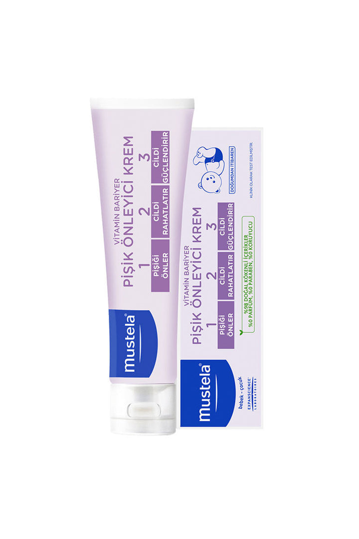 Mustela Vitamin Bariyer 100 ml 3 Aşamalı Koruma Sistemi Önleyici Pişik Krem